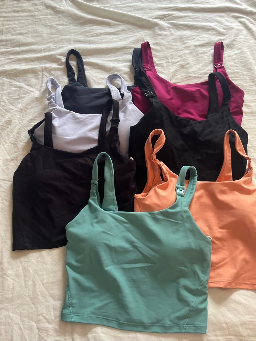 Lot of 7 Maternity/Nursing Bras